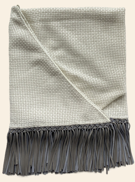 BAJRA Cervinia Scarf -White/Grey