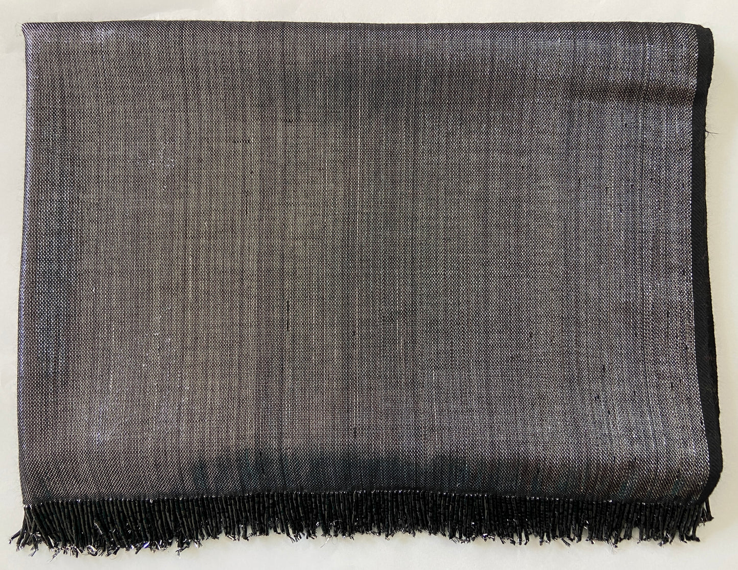 Cashmere Glitter Twill Weave Stole w 2x Rajni Bead 1"
