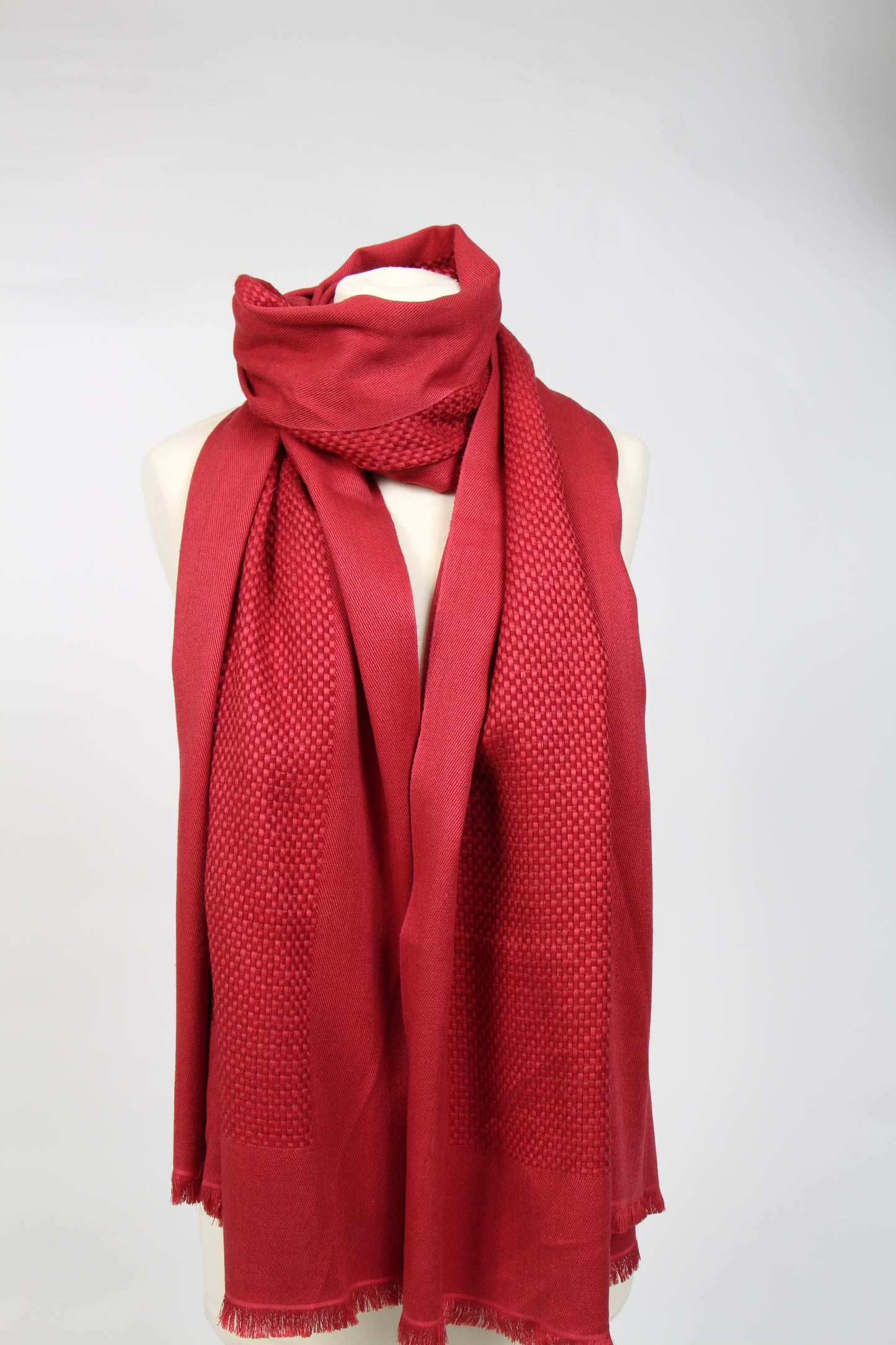 Frame Tiny Basketweave Stole